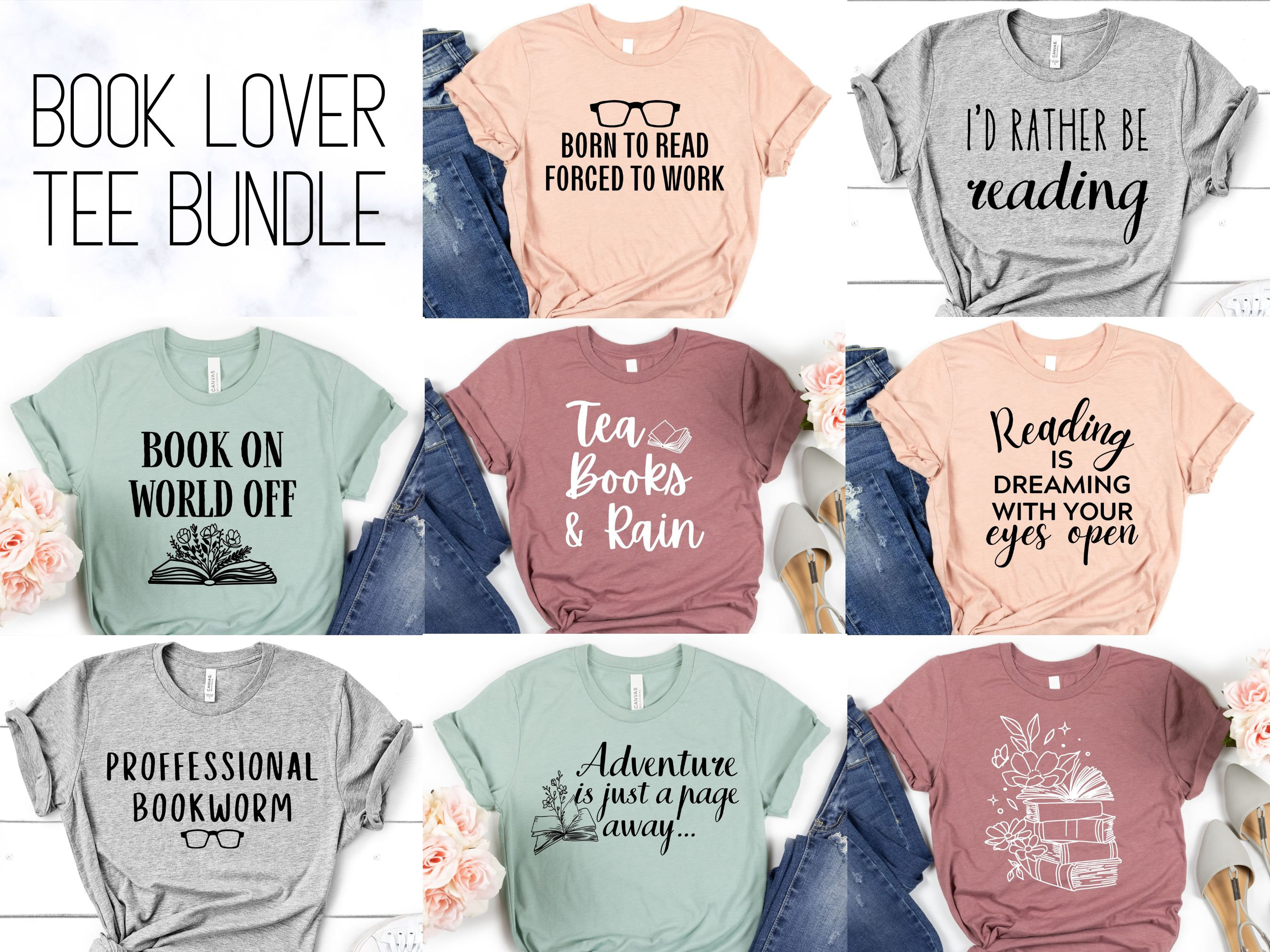 Book Lover SVG Bundle Book Bundle Cut File for Cricut Book - Etsy