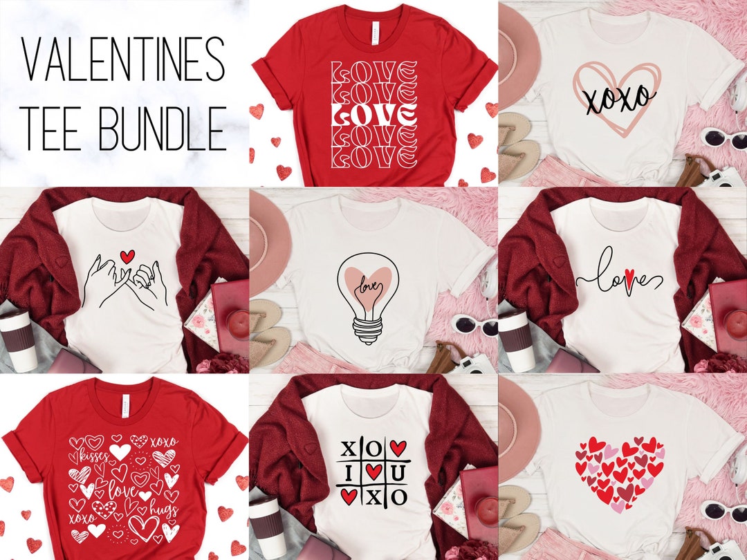 Valentines Day Svg - Png Bundle, Valentine Shirt Designs, Love Cut ...