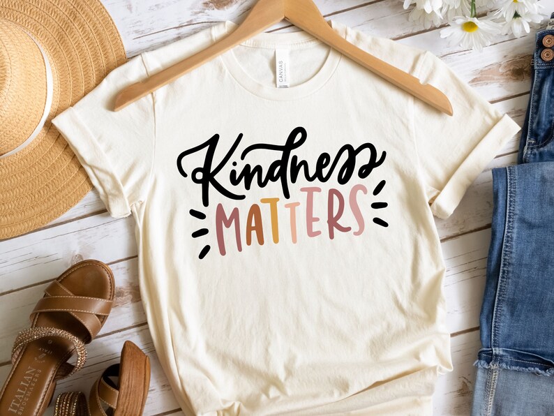 Kindness Svg Bundle, Be Kind Cut File for Cricut, Positive Vibes Shirt ...