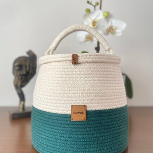 top handle storoge basket, multipurpose decorative basket,bohemian home decor,
