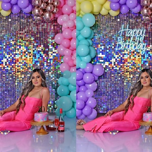 Overlay Happy Birthday Neon kalter Ton