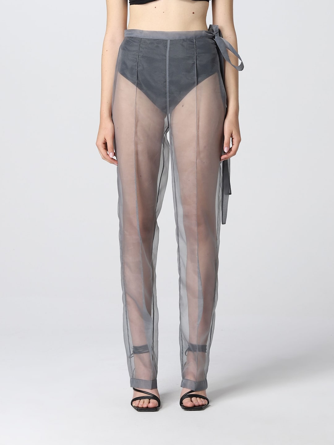 See Through Pants Trousers Sheer Cropped Trousers/mesh See Through Exotic Pole