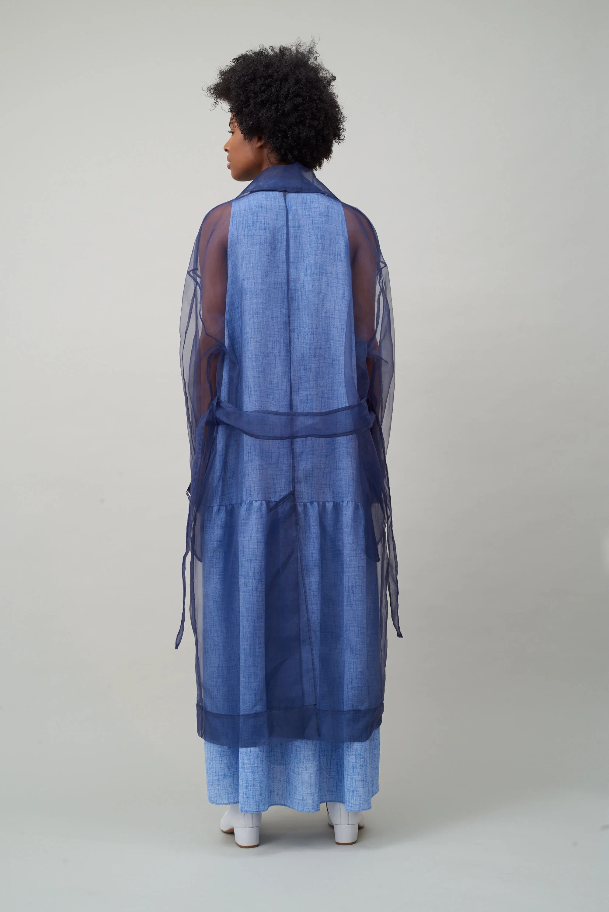 Zara top organza trench