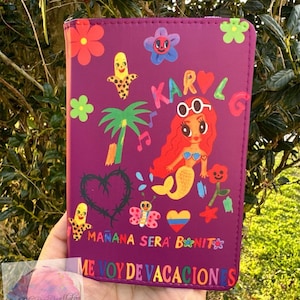 Karol G mañana sera  bonito, passport cover, perfect for gift, karol g bichota, colorful passport, perfect for gift, passportcover,karol g