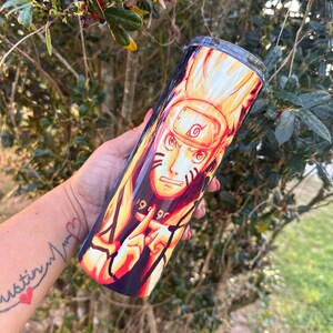 Anime tumbler for 20oz, anime characters, skinny tumbler 20oz, tumbler anime perfect for gift, anime, anime tumbler, personalized tumbler