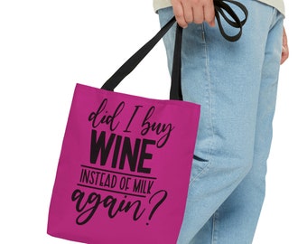 Funny Humorous Saying Tote Bag, Grocery, Beach, Weekend, Travel Bag