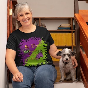 St. Urho, Legendary Patron Saint of Finland, Finnish Unisex Heavy Cotton Tee - Men&#39;s or Women&#39;s