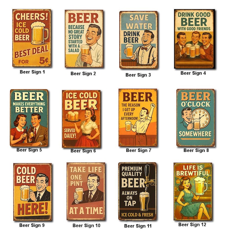 Beer Signs - Etsy