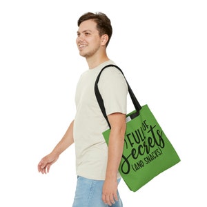Funny Humorous Saying Tote Bag, Grocery, Beach, Weekend, Travel Bag, choose Size & Tote Color