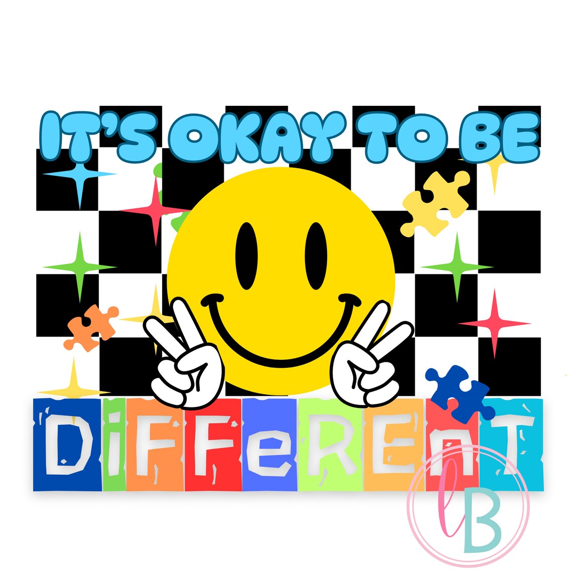 It's Okay To Be Different It's Okay to Be Different Png, Autism Png, Different Png, It's Okay to