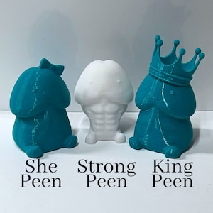 Set of 2 Mini Peens; Prince Albert; Funny Gift; Gag Gift; book swag; Desk Decor; Home Decor; Adult Toy