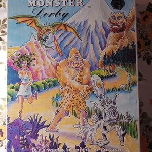 Vintage Board Game &quot;Monster Derby&quot;