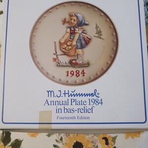 Goebel M.J. Hummel 1984/ Annual Plate/Made in Germany