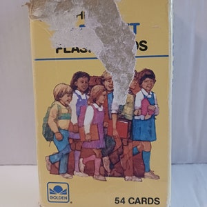 Cartes Flash Golden Un pas en avant avec alphabet, 54 cartes