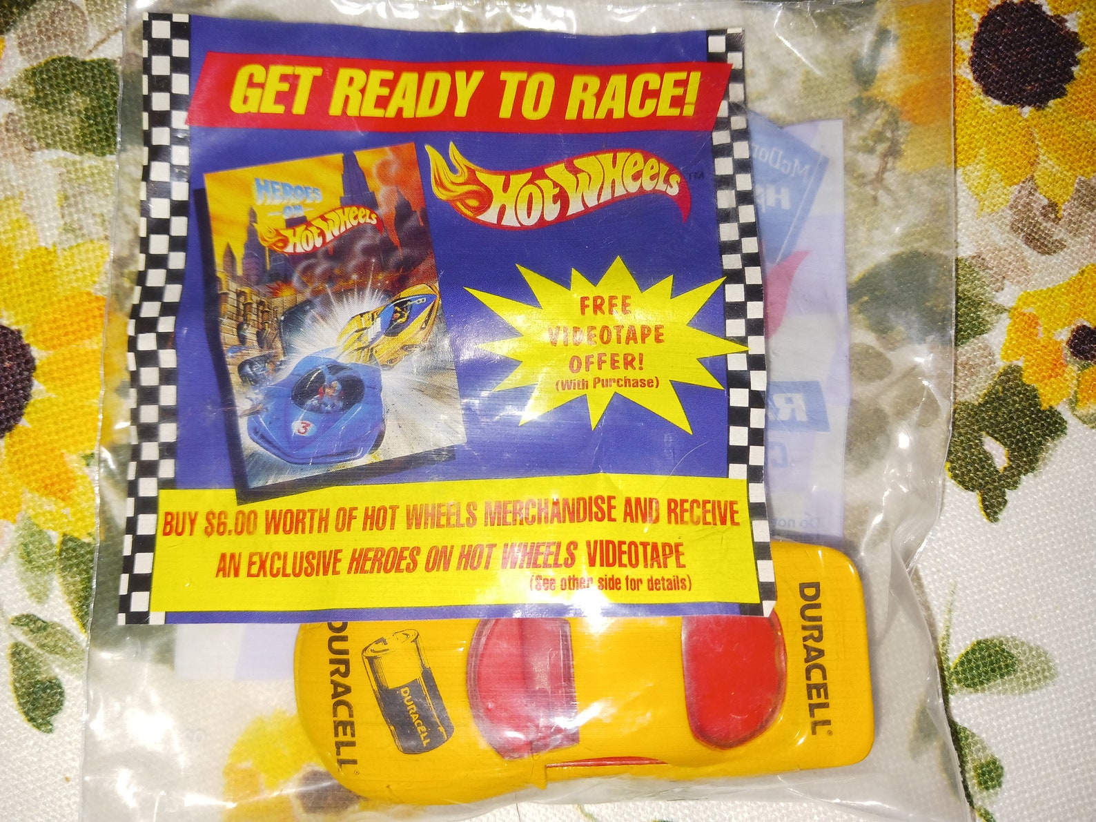 Vintage Mcdonald's Hot Wheels/duracell Racer 1992 - Etsy
