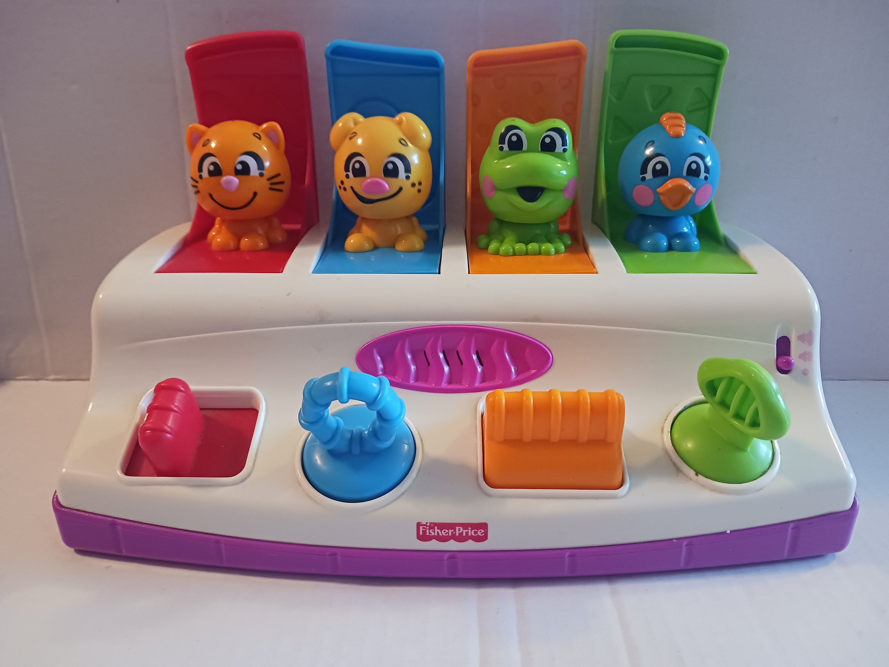 Fisher Price Brilliant Basics BOOGLE & GIGGLE PALS Musical Animals Pop ...
