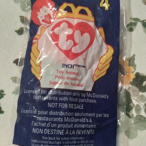 Vintage McDonald&#39;s &quot;INCH&quot; Ty
