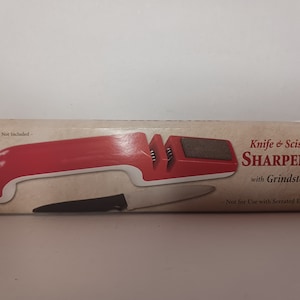 Vintage Knife & Scissors Sharpener with Grindstone
