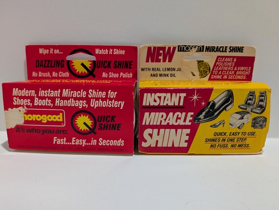 Thorogood, Vintage Miracle Shine Shoe Polish, Thorogood Quick Shine (1980's)