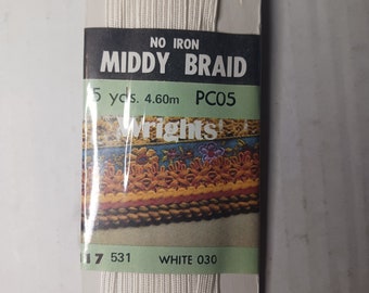 Vintage Wrights Middy Braid/Bias Hem Facing/Piping