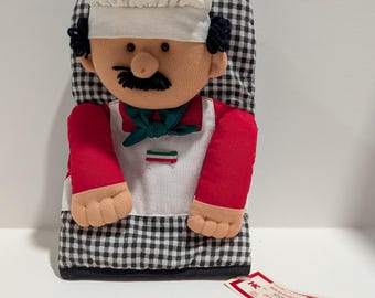Housewares Outlet Oven Mitt Italian Chef Gino