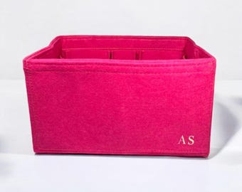 Large Felt Tote Bag Insert | Purse Organizer, 12 Pockets