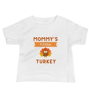 Daddys Little Truthahn Shirt, Thanksgiving Outfit, Süße Herbst Shirts für Kinder, Baby Jersey Kurzarm T-Shirt