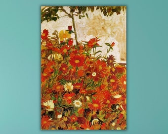 エゴン・シーレ作「花畑」高品質プリント - Frame Me - Etsy 日本