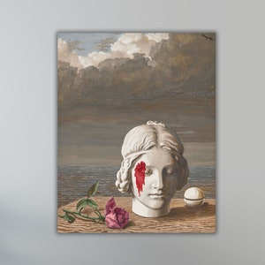 René Magritte Memory (La mémoire) Cartel/Canvas Wall Arts, René Magritte Memory (La mémoire) Print Art, René Magritte Arts, Decoración moderna de la pared