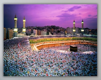 Kaaba Poster Print Art Canvas,Kaaba Printable Wall Art,Kaaba Wall Art,Kaaba Prints,Kaaba Canvas,Islamic Decor,Islamic Wall Art,Islamic Gifts