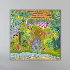 Pierre Bonnard Farm Garden 1935 Art Canvas,Reproduction Print,Modern Wall Art Print,Expressionism Art,Vintage Art Print,Pierre Bonnard Poste