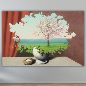 O pôster de plágio, arte de parede em tela de René Magritte, impressão de plágio de René Magritte, arte de parede de impressão de reprodução, decoração de arte de parede moderna