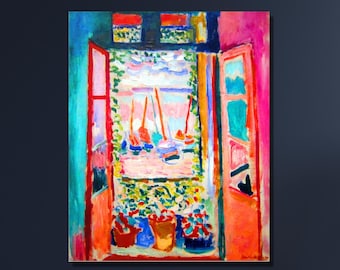 Set of Henri Matisse Canvas Wall Arts,Reproduction Prints,Henri Matisse Painting Arts,Abstract Artworks,Modern Wall Art,Housewarming Gifts