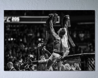 Conor McGregor Canvas Wall Art,Conor McGregor Poster,Conor McGregor Wall Decor,Motivation Art,Conor McGregor Print,Fitness Sports Room Decor