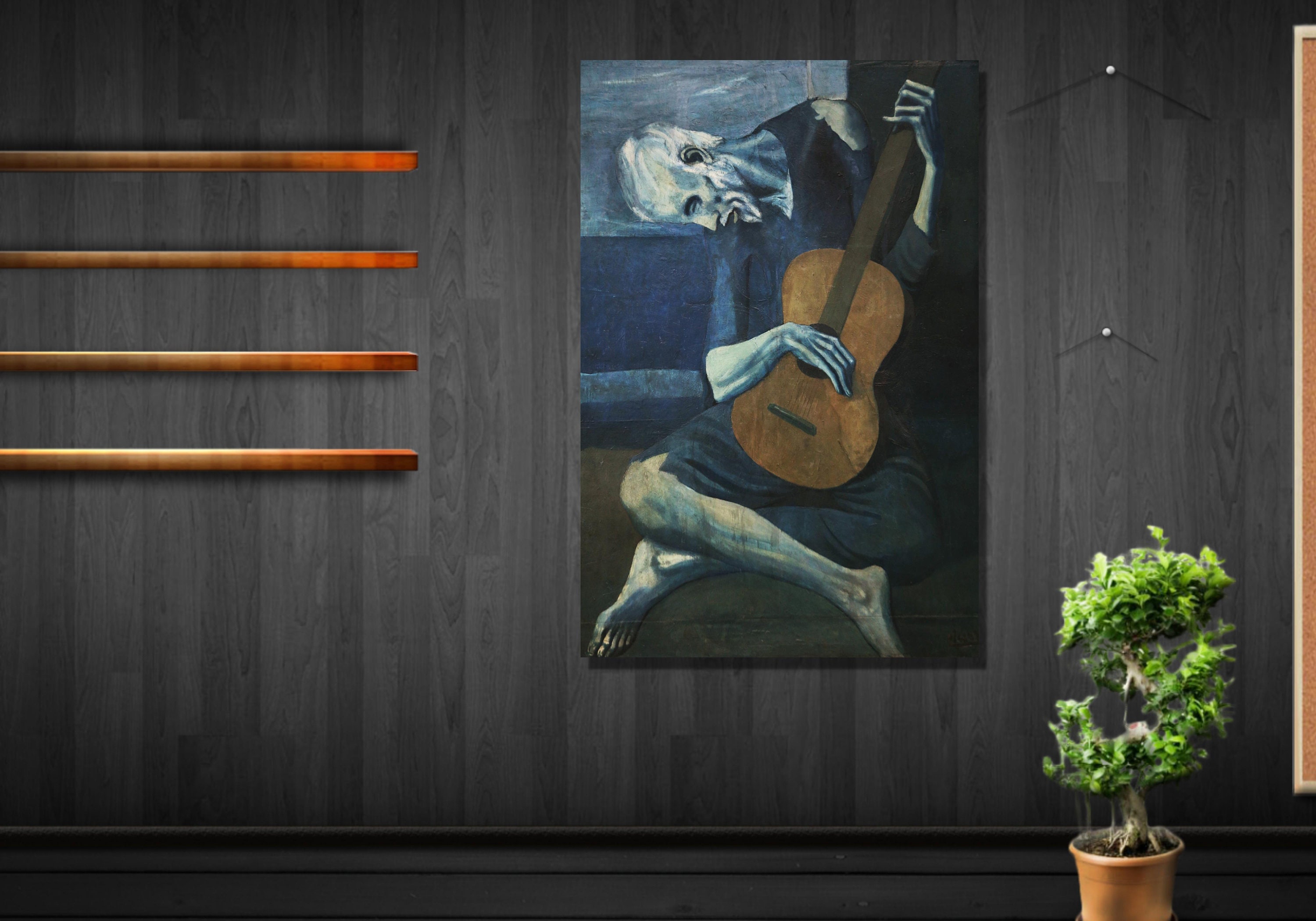 IL VECCHIO CHITARRISTA, PABLO PICASSO - STAMPA OPERA D'ARTE DA - Foto 10