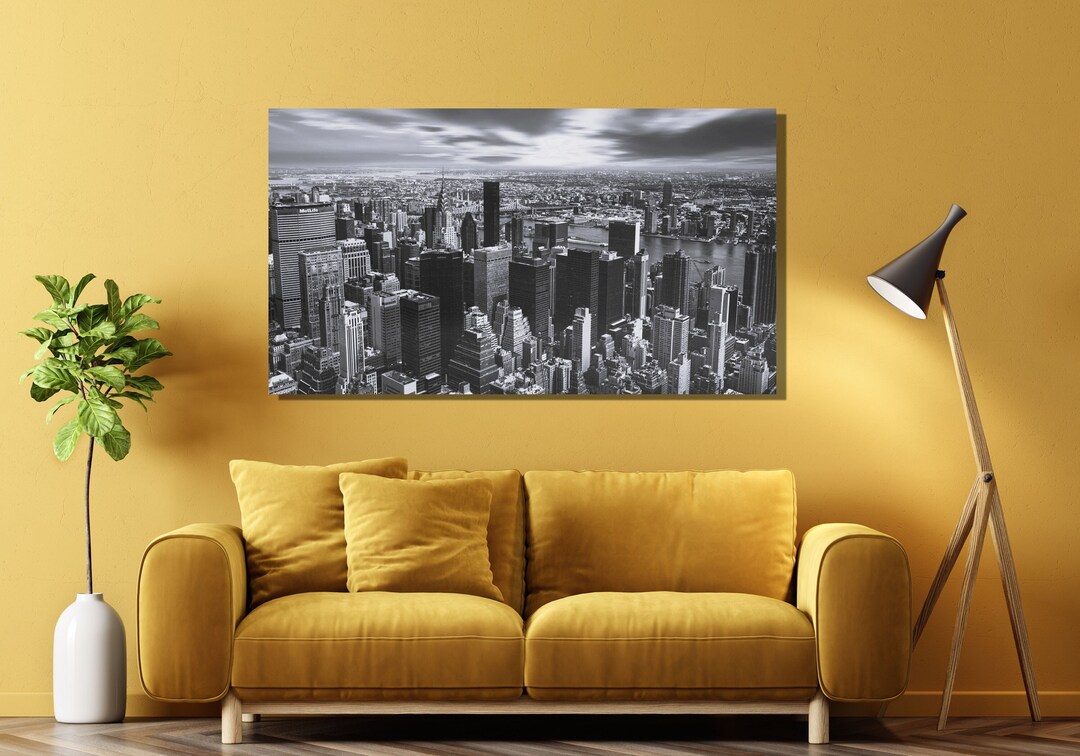 New York City Poster Art,new York Black and White Art Print,new York ...