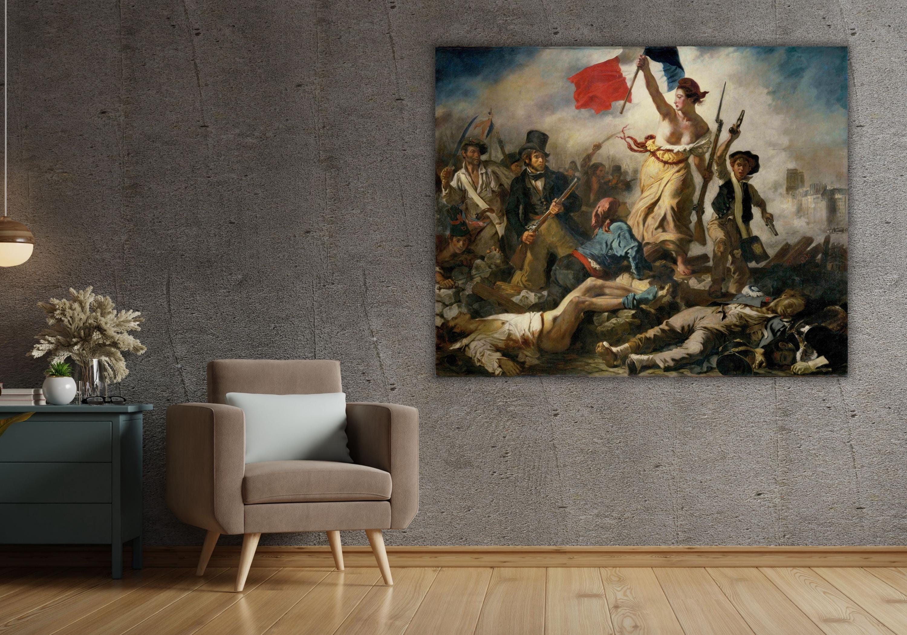 フランス革命アートキャンバスポスタープリント、ウジェーヌ