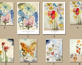 Set of 3 Salvador Dali Canvas Wall Arts,Custom Salvador Dali Paintings Canvas Wall Art,Create Your Own Set of 3,Salvador Dali Artworks Print