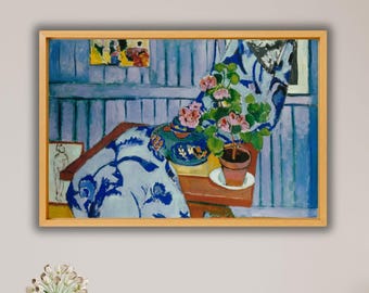アンリ・マティス「ゼラニウムのある静物画」アートポスター