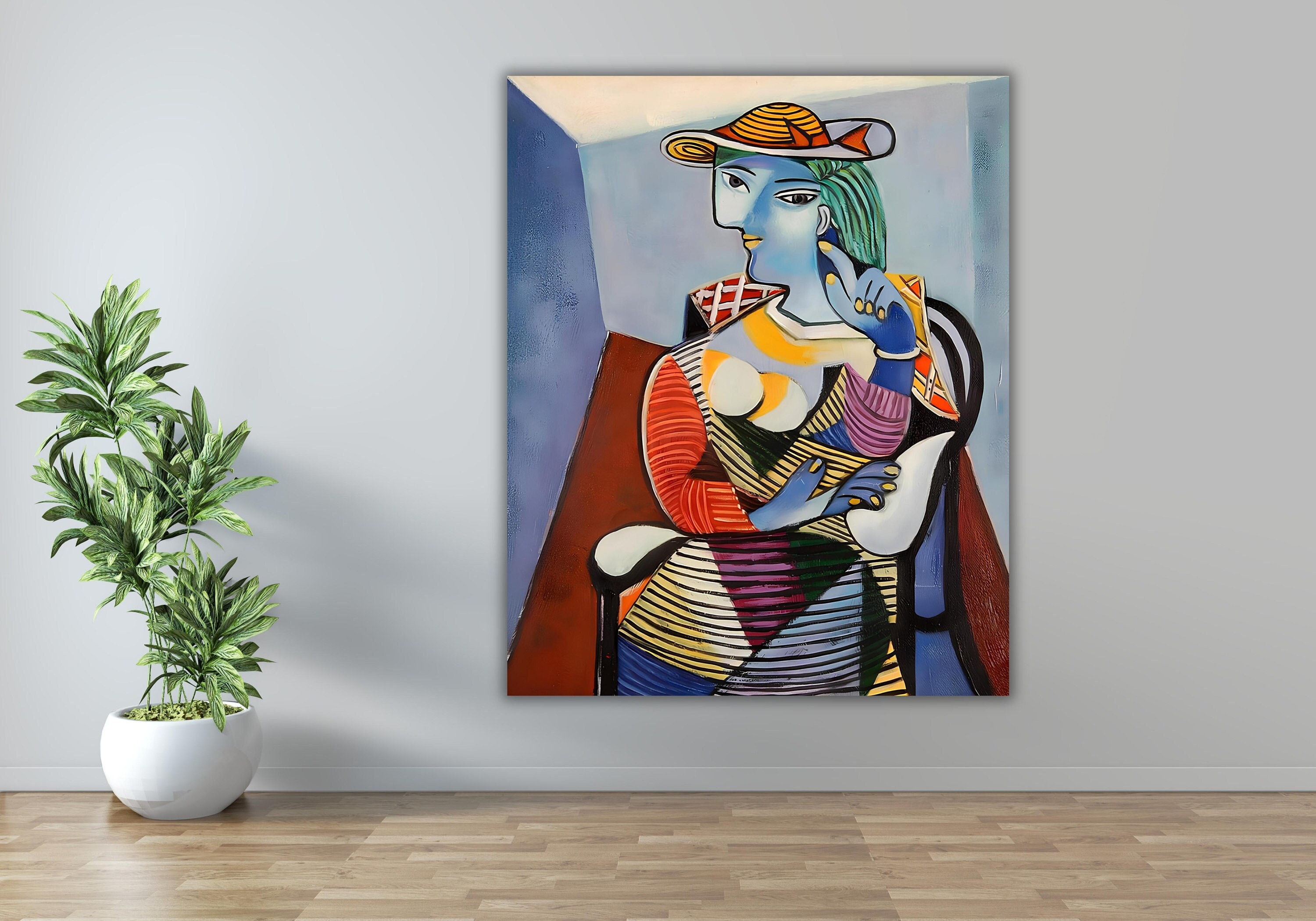 Picasso seated woman - Etsy 日本