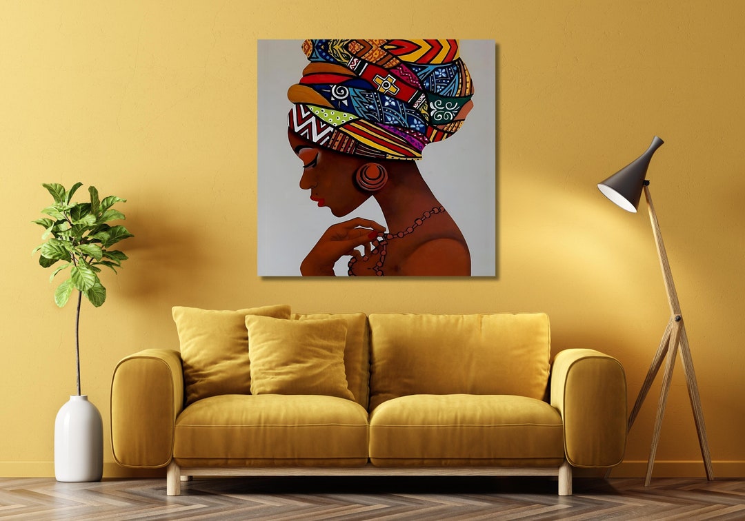 African Poster Art Canvasafrican American Pattern Art Poster,african