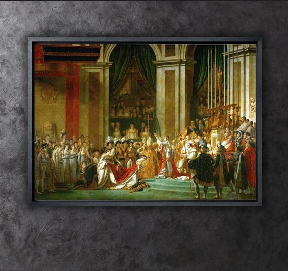 ジャック＝ルイ・ダヴィッド作「ナポレオンの戴冠式」（1805-1807年