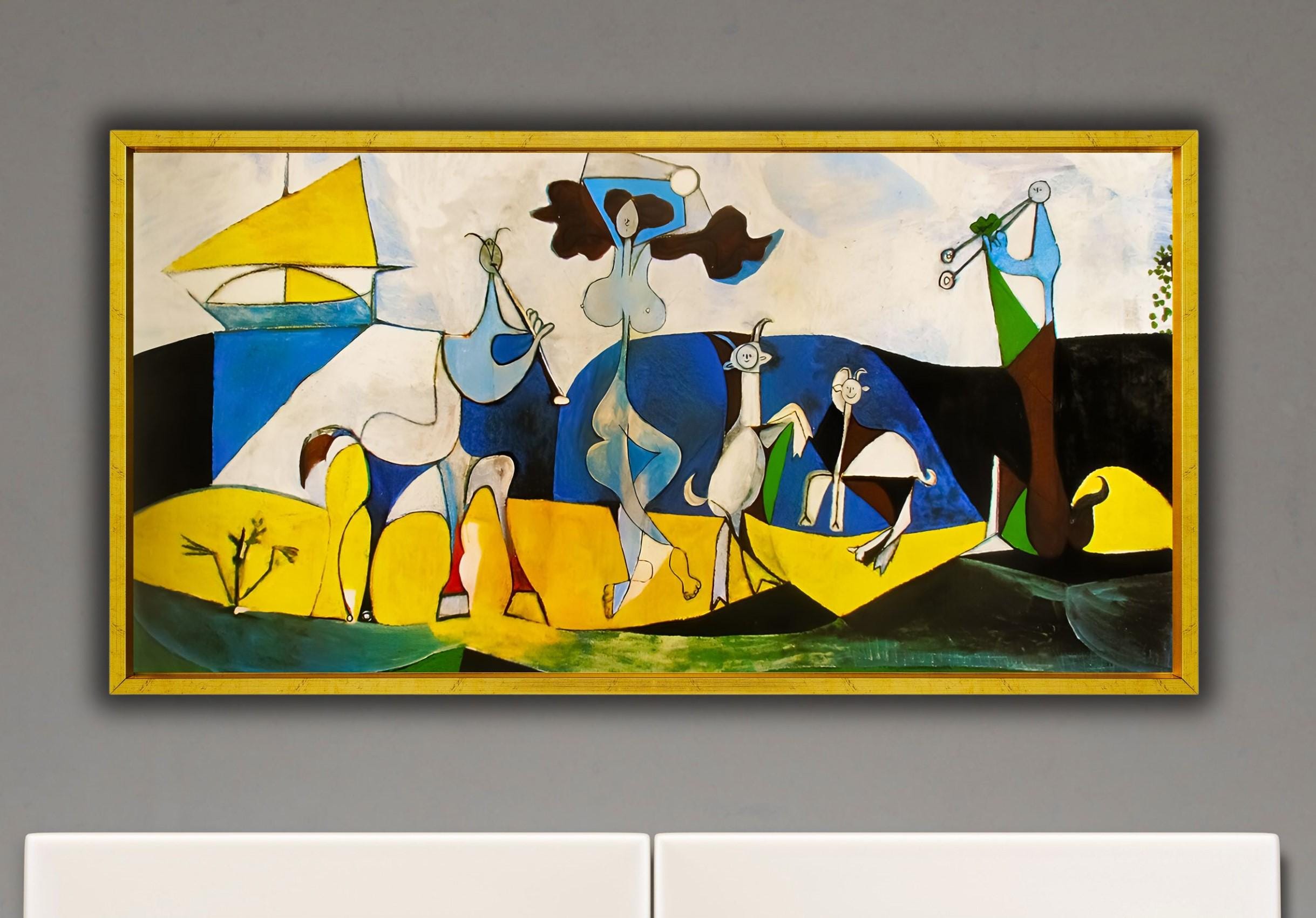 パブロ　ピカソ　アート　ヴィンテージ il_fullxfull.6864456869_5wp9.jpg