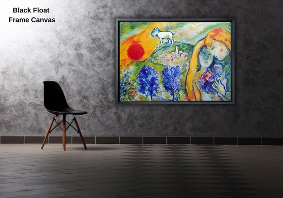 マルク・シャガール愛好家キャンバスウォールアート、マルク