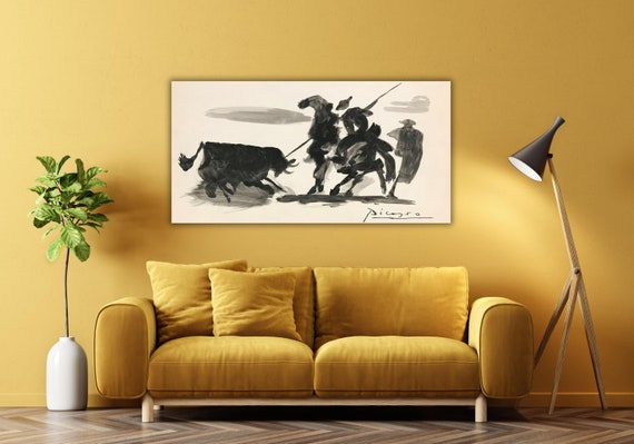 Pablo Picasso TOROS Y TOREROS Canvas Wall Art Poster Print