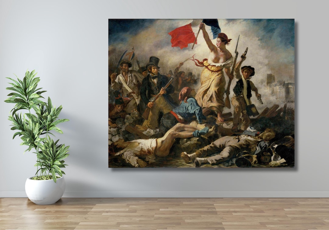 フランス革命アートキャンバスポスタープリント、ウジェーヌ