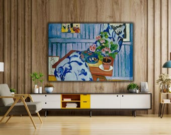アンリ・マティス「ゼラニウムのある静物画」アートポスター