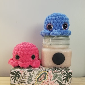 No-Sew amigurumi octopus crochet pattern tutorial, stuffed animal