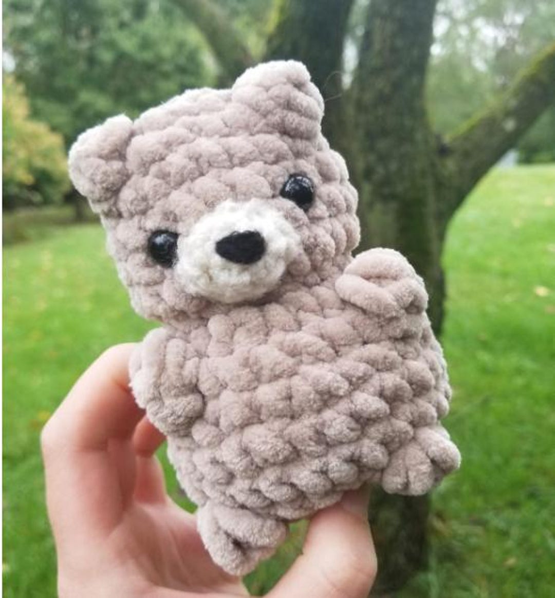 Easy Crochet Teddy Bear Pattern Pdf, Beginner Amigurumi Tutorial - Etsy ...