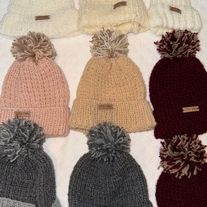 Baby or Toddler beanies - cozy Christmas, Holiday gift